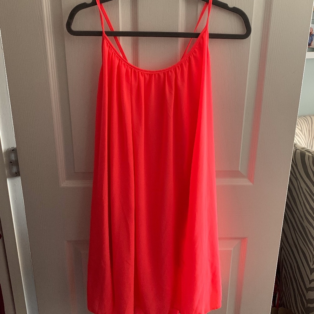 Hot pink dress